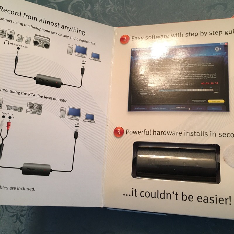 Xitel Inport PRO Record Any Audio Home Recording Kit New in Box gallery