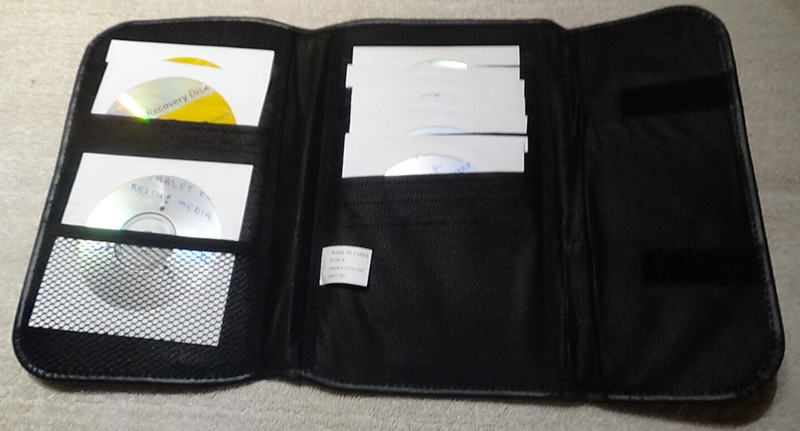 System Restore Disks Case Logic Bag Black Padded Lock gallery
