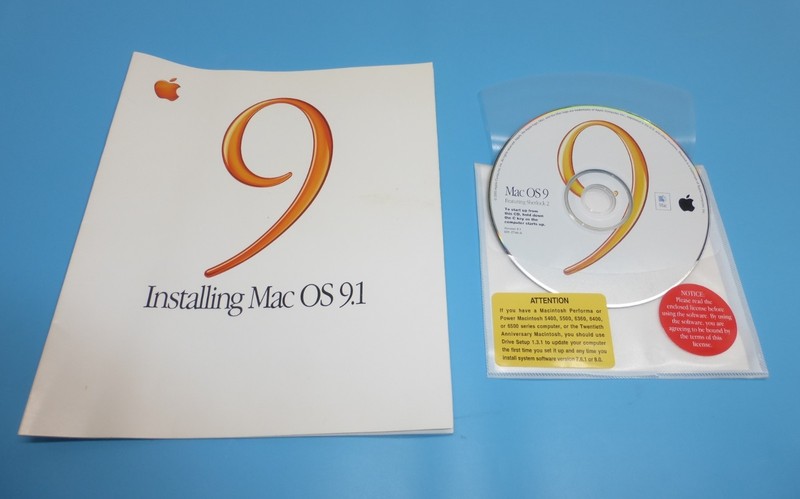 Apple Mac Macintosh OS 9 Sherlock 2 CD Software Install 9.1 System Software