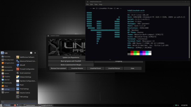Latest New Release Linux Hub Prime Multi Desktop OS Operating System for PC DVD gallery