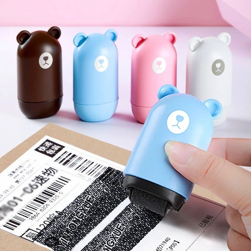Theft Protection Roller Stamp for Privacy Confidential Data Guard Your Security gallery