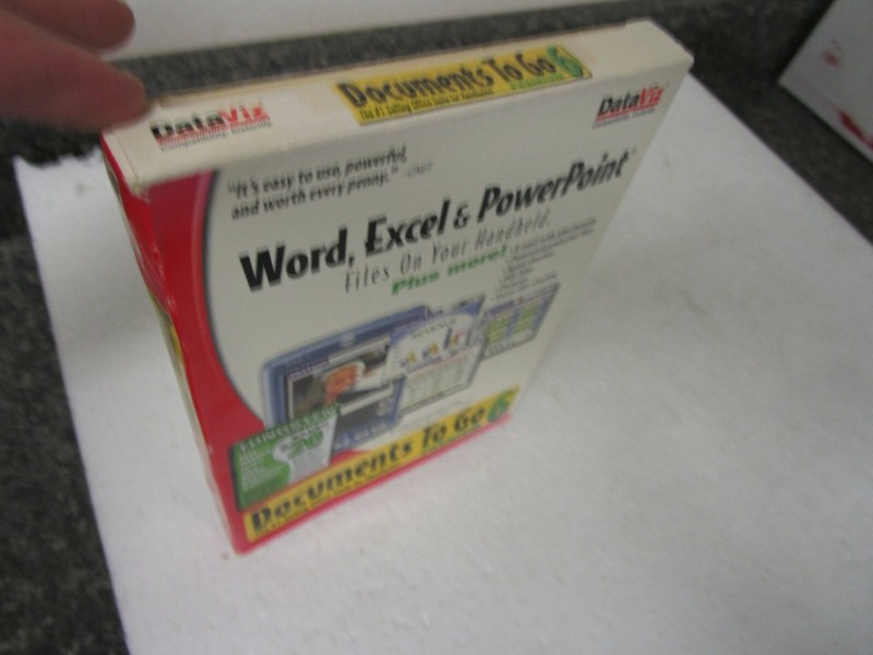 Documents To Go 6 for PDAs by DataViz- Factory Sealed Retail Box for Palm - New gallery