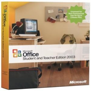 Microsoft Office 2003 Student and Teacher Edition (Retail) (3 User/s) – Full…