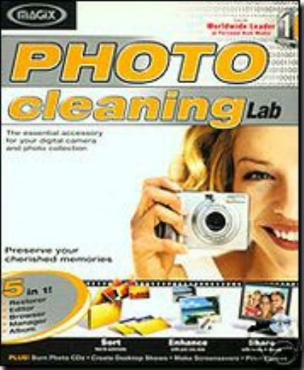 Magix Photo Cleaning Lab PC CD improve & organize digital camera images pictures