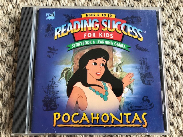 Reading Success For Kids: POCAHONTAS PC Windows and MAC CD-ROM Age 5-10 1995