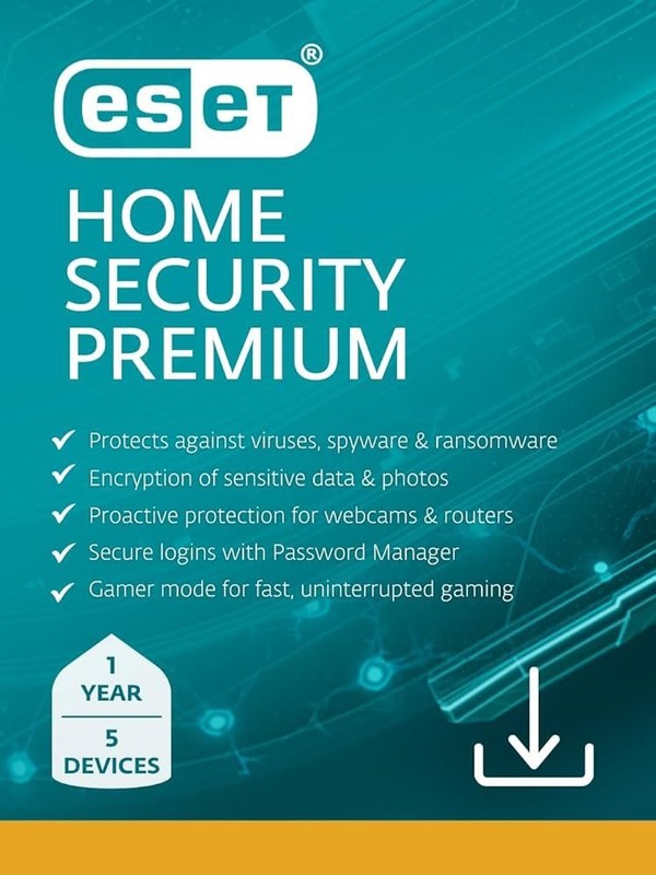ESET Home Security Premium- 1-Year / 5-Device – Canada