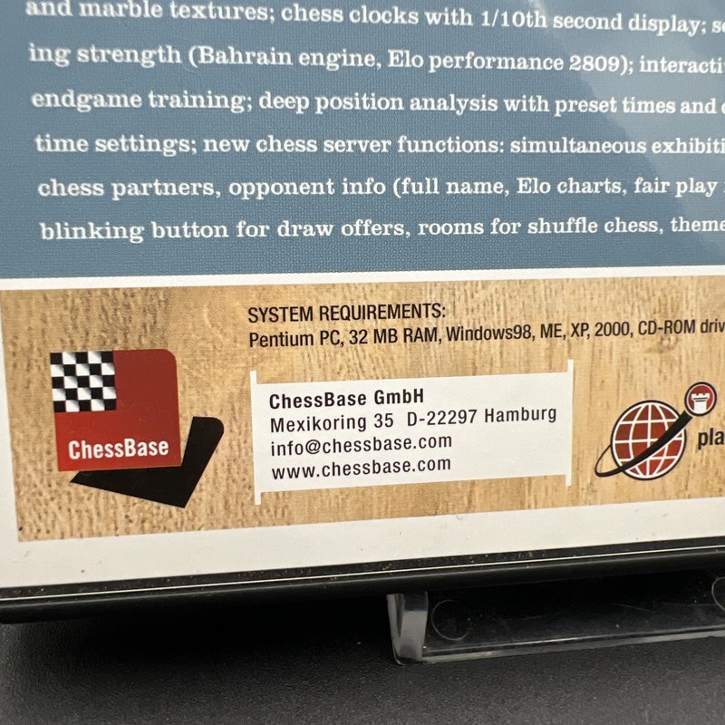 FRITZ 8 Chess Playing Software Chessbase PC CD-ROM 2004 Program That Has It All gallery