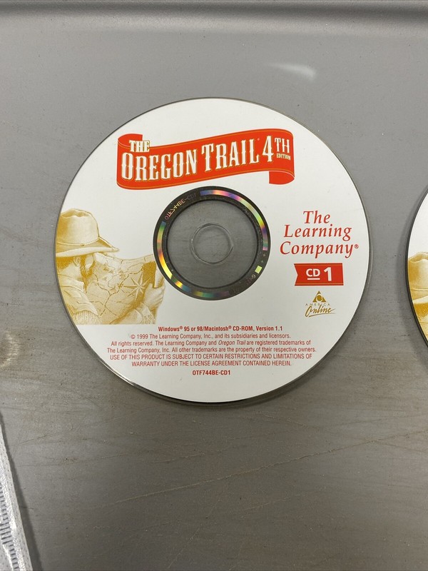 The Oregon Trail 4th edition The Learning Company 3 CD set pc game gallery