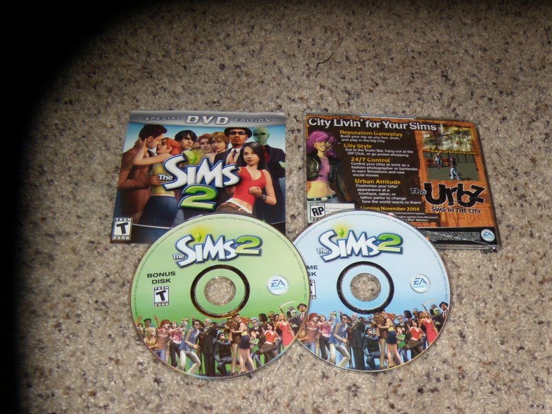 The Sims 2 DVD Edition (PC, 2004) Game with key