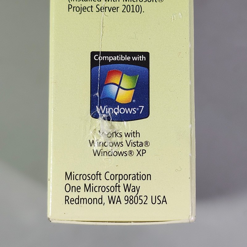 Microsoft Project Standard 2010 DVD Work Management Tool Windows Vista XP Sealed gallery