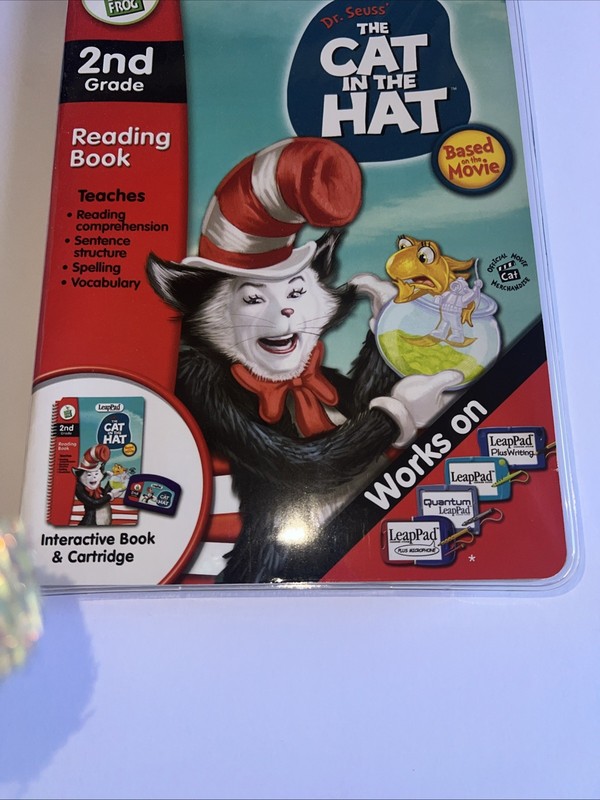Leap Frog LeapPad The Cat in the Hat 2nd Grade Reading Book & Cartridge NEW gallery