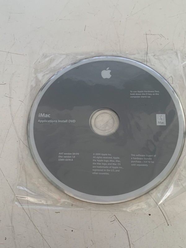 2009 iMac Applications Install DVD Version 1.0