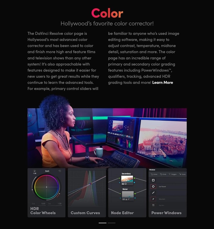 Blackmagic DaVinci Resolve Studio – Genuine Lifetime License – 2 Devices gallery