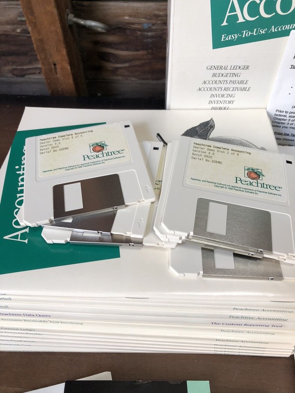 VINTAGE PEACHTREE SMALL BUSINESS ACCOUNTING SYSTEM Software 6.0 gallery
