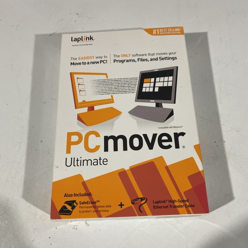 LapLink PCMover Ultimate SafeErase for Windows 8, 7, Vista, XP