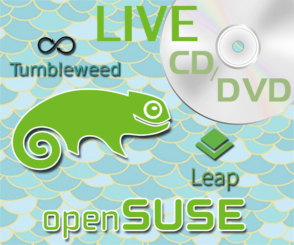 OpenSUSE LINUX LIVE CD & DVD Editions
