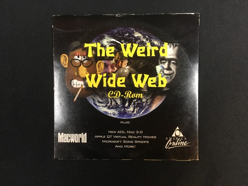 1997 The Weird Wide Web CD-ROM – Macworld / AOL – Macintosh Classic OS