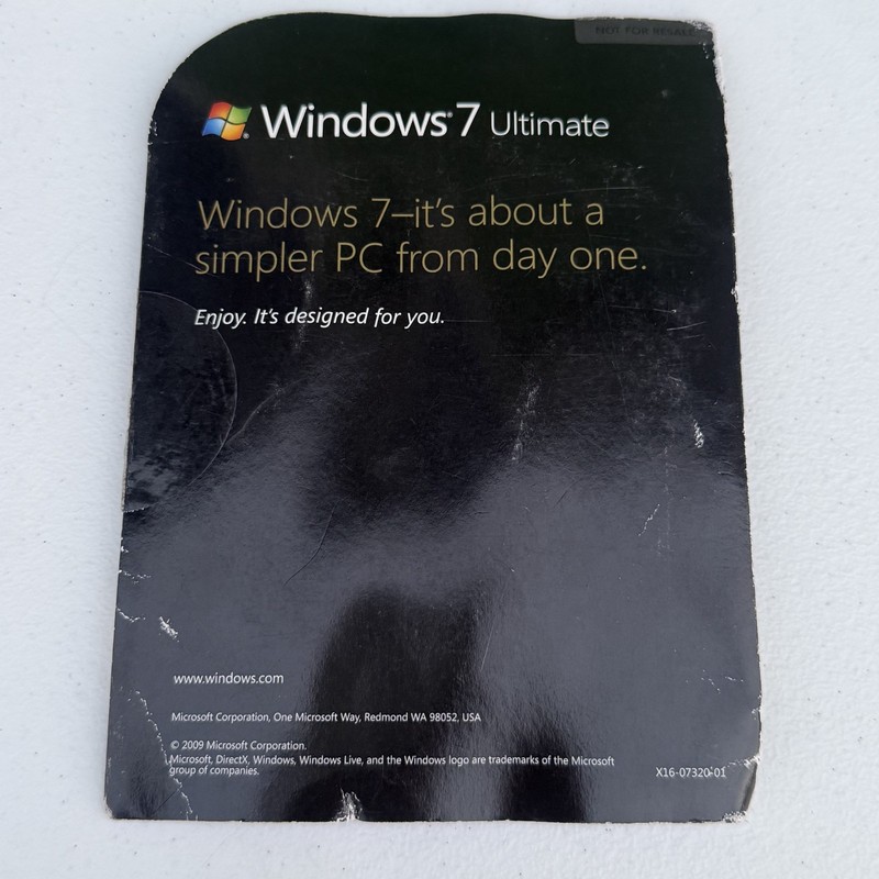 RARE SIGNED Microsoft Windows 7 Ultimate SIGNATURE EDITION 64 Bit —32 Bit DVDs gallery