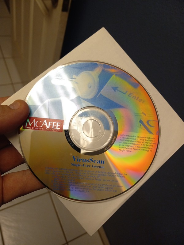 mcafee Virus Scan Single User License 2000 Network Associates Technology, Inc.