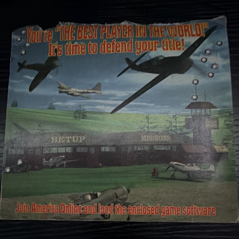 America Online Air Warrior Casino Poker CD-ROM Windows 3.1 95 AOL Version 3.0