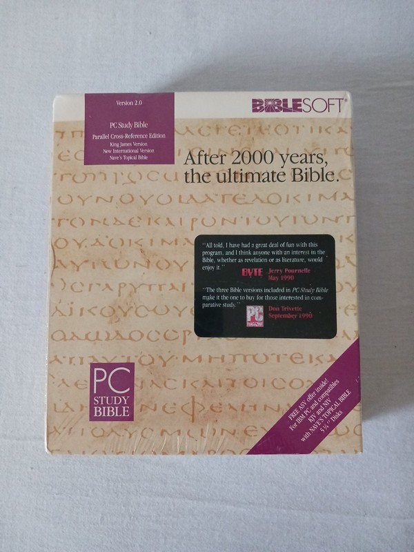 BRAND NEW SEALED – BIBLESOFT PC Study Bible Parallel Cross-Reference Edition