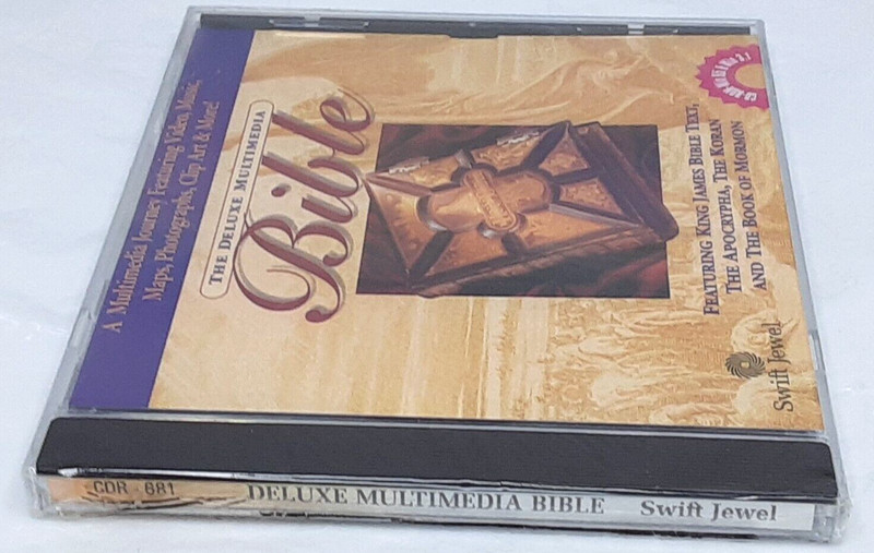 Deluxe Multimedia Bible CD King James Koran More Windows 95 3.1 Clipart Vintage gallery