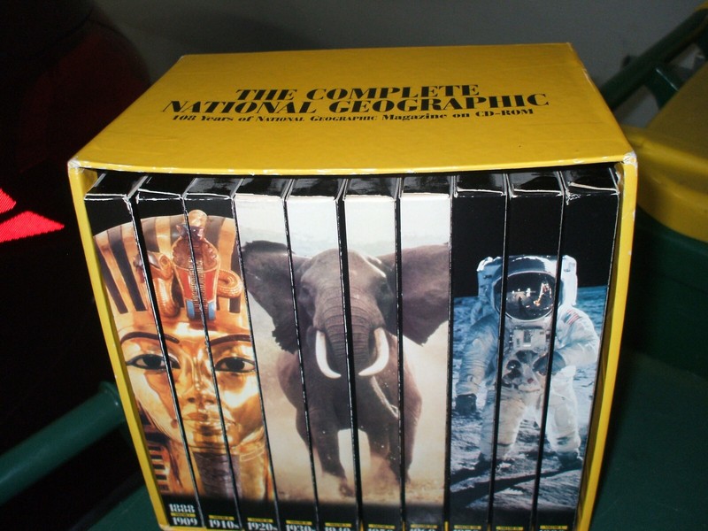 The Complete National Geographic – 100 Years Magazine on CD-ROM in 10 box SET