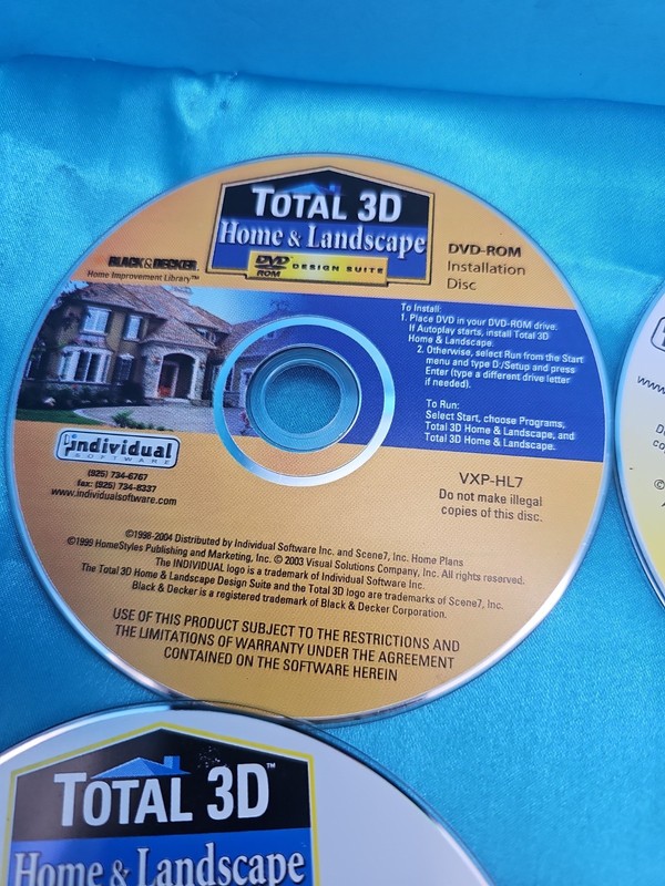 Total 3D Home, Landscape & Deck - Premium Suite 4 Disc Set Discs Only gallery