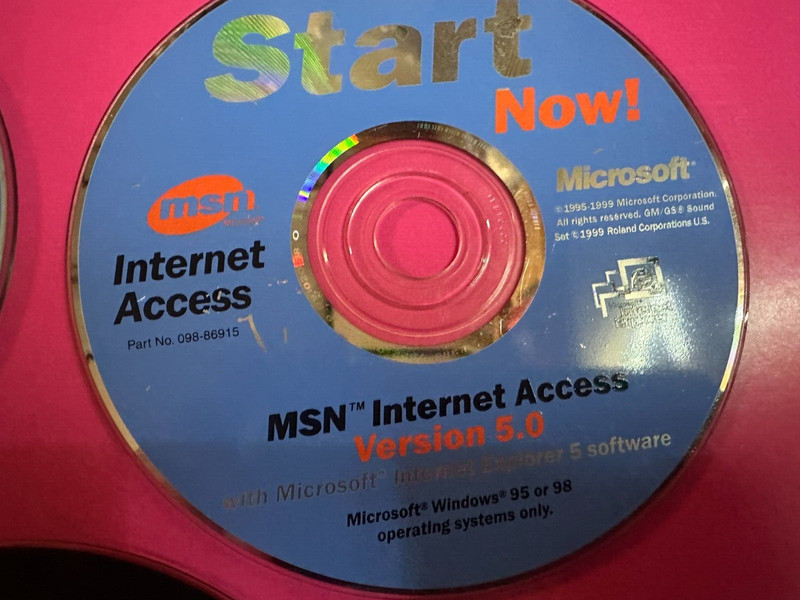 Microsoft Start Now! CD Rom Collection MSN Internet Access lot of 8 gallery