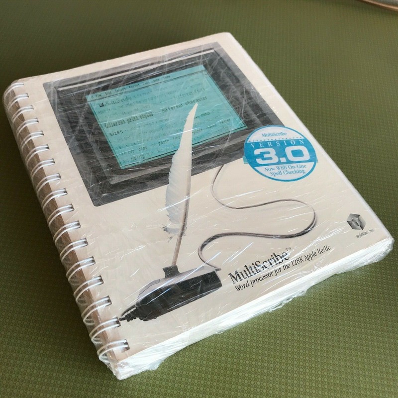 MultiScribe - Word processor for the 128K Apple IIe/IIc