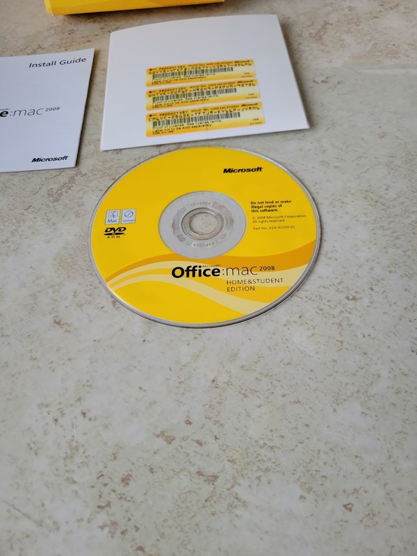 Microsoft Office 2008 Home & Student Edition for Mac with Three Product Keys+ gallery