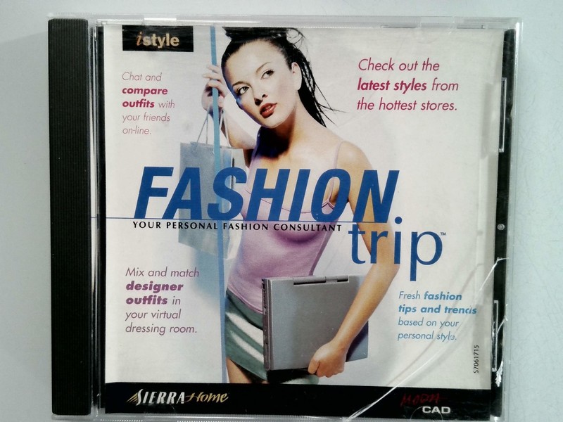 Sierra Home 7style FASHION trip Software CD Personal Fashion Consultant 1998