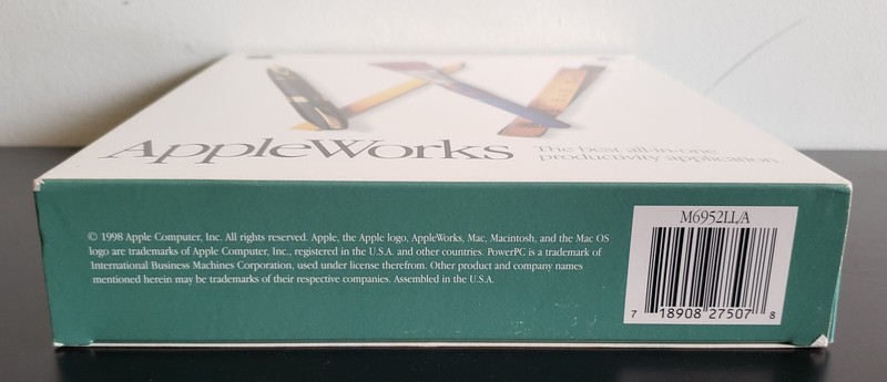 AppleWorks 5 (Big Box, Excellent, Mac) gallery