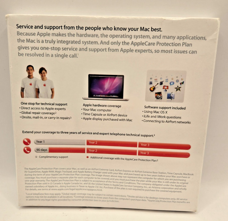 New AppleCare Protection Plan - Auto Enroll 607-8192-B - Sealed gallery