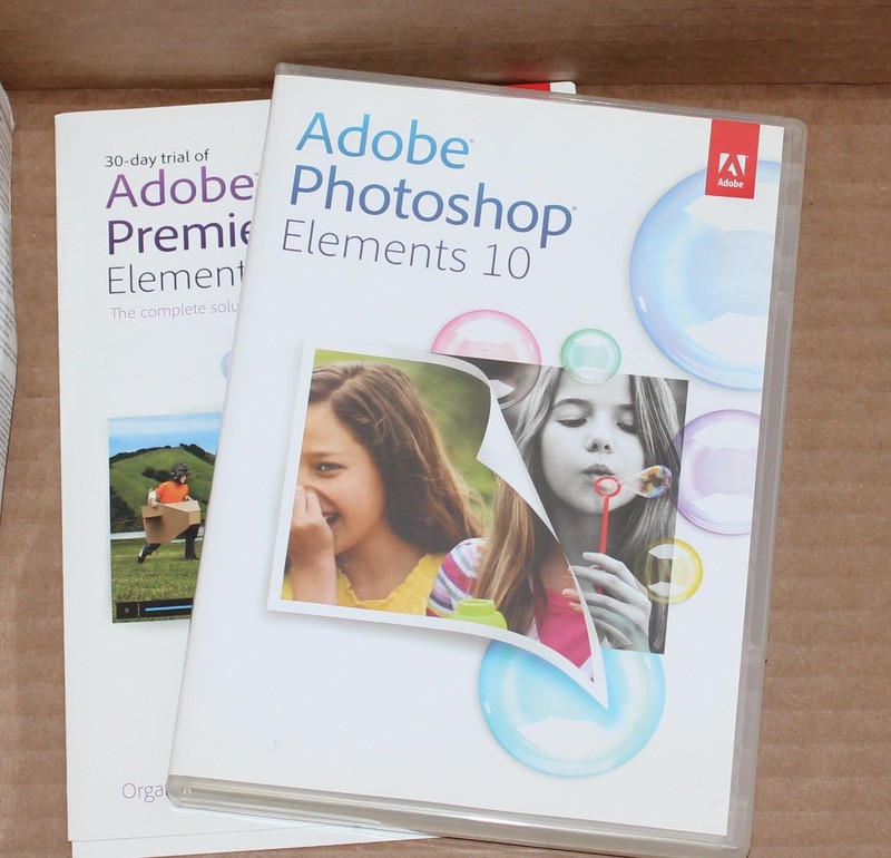 Adobe Photoshop Elements 10 for PC & Mac with Serial Number - 5 CDs Total gallery