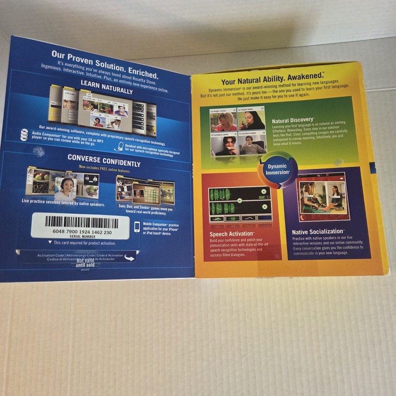 Rosetta Stone Italian Level 1-5 TOTAL v4 Language Learning Software CD gallery