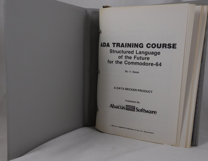 Working ADA Training Course For The C64 By Abacus Software w/manual & Slipcase gallery
