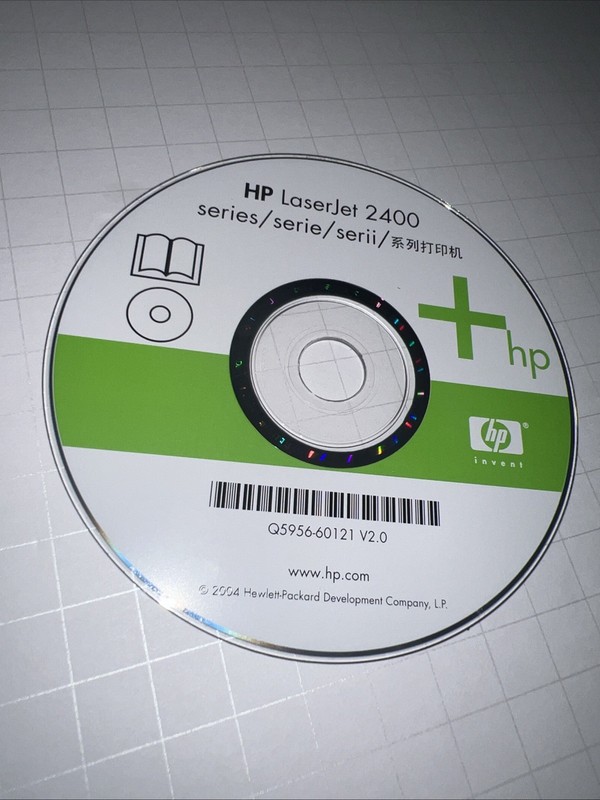 Hp Laserjet 2400 series Printer Software Driver CD DVD only
