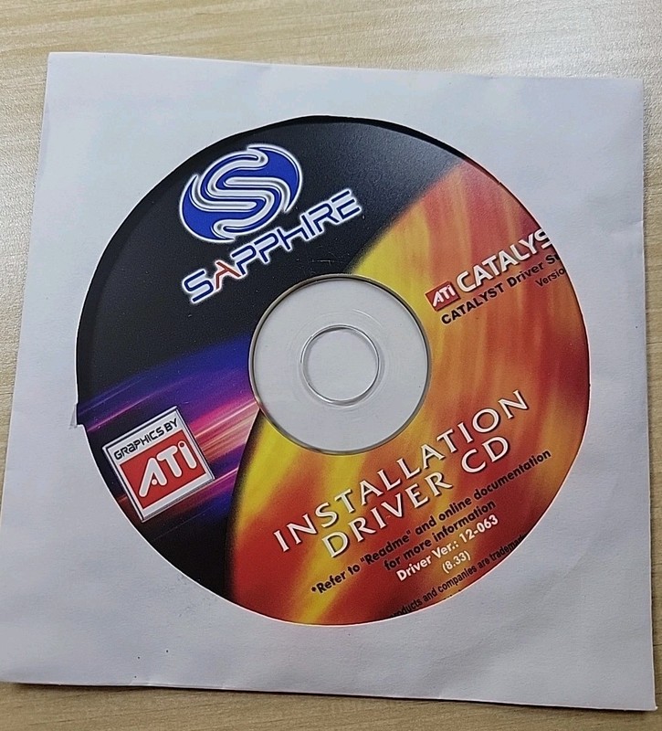 ATI Catalyst Sapphire Replacement Installation Driver Suite CD V 5.8 Pre Owned gallery