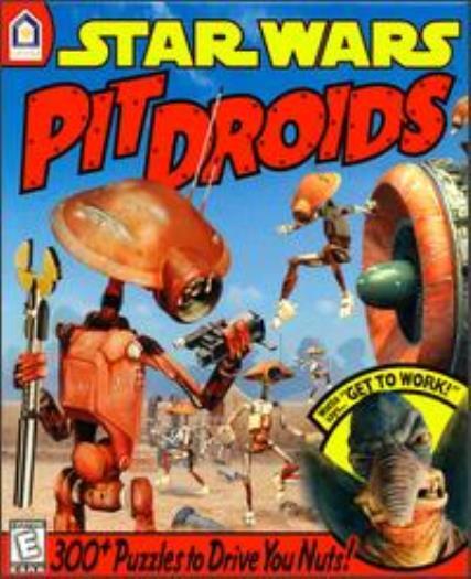 Star Wars: Pit Droids PC CD Phantom Menace movie 300+ 3D puzzles arcade games!