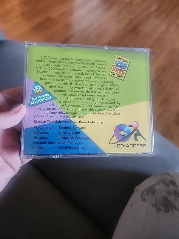 CD ACCESS YOUR DESKTOP SOFTWARE STORE MACINTOSH VERSION SEALED gallery