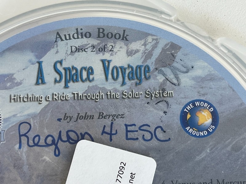 PP33: 2 Disks - " A Space Voyage" Audio Book - Don Johnston gallery