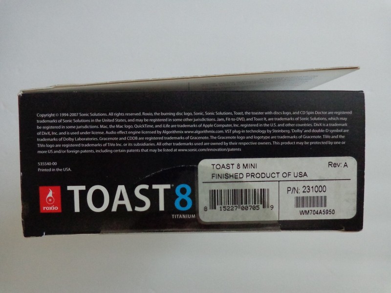 Roxio Toast® 8 Titanium for MAC - 231000 (BRAND NEW, SEALED) gallery