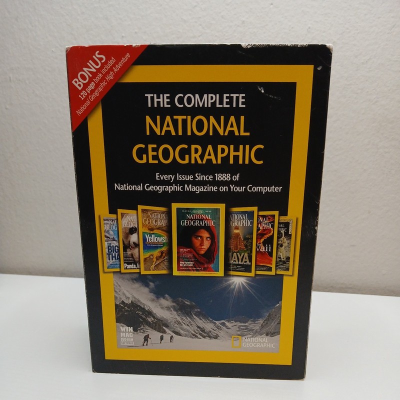 The Complete National Geographic 6 CD DVD ROM Set, Every Issue Since 1888 – NEW!
