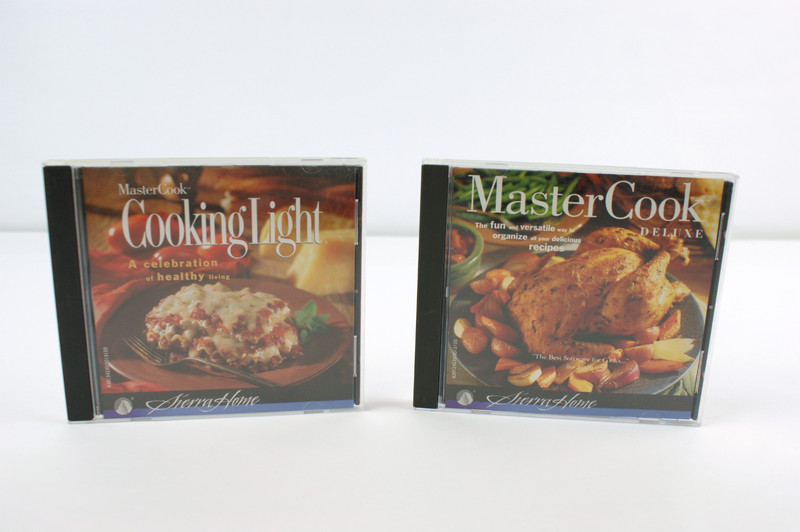 Master Cook Deluxe Cooking Light Recipe Software Windows XP CD PC