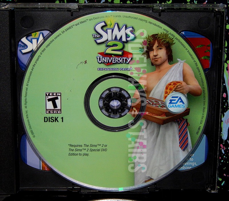 2005 THE SIMS 2 UNIVERSITY EXPANSION PACK W/ CODE zombies npc 2-disc cd-rom PC gallery