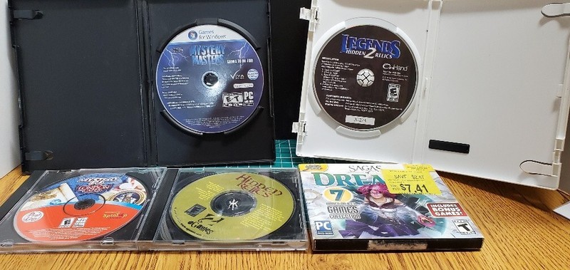Lot Of 5 PC Games Sagas Of Dreams Legends 2 Hidden Relics Mystery PI