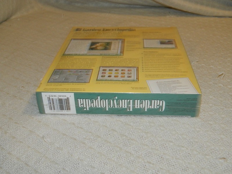 1995 Books that Work Garden Encyclopedia for PC BIG BOX NEW gallery