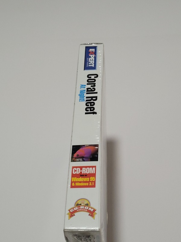 Vtg Expert Software Coral Reef at Night CD-Rom 1995 Windows 95 Sealed Big Box gallery