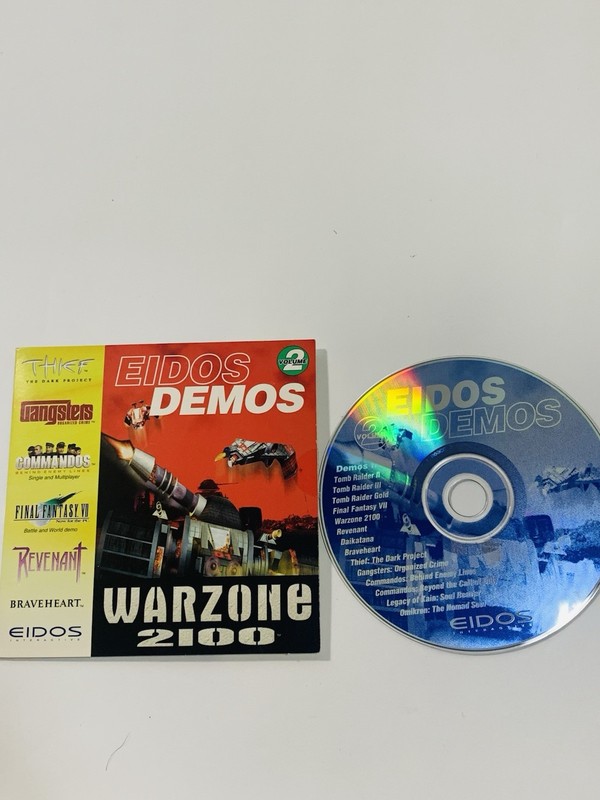 EIDOS Demos Sampler Volume 2 PC CD-ROM Promo Win 95/98 NEW 1999 VINTAGE SOFTWARE gallery